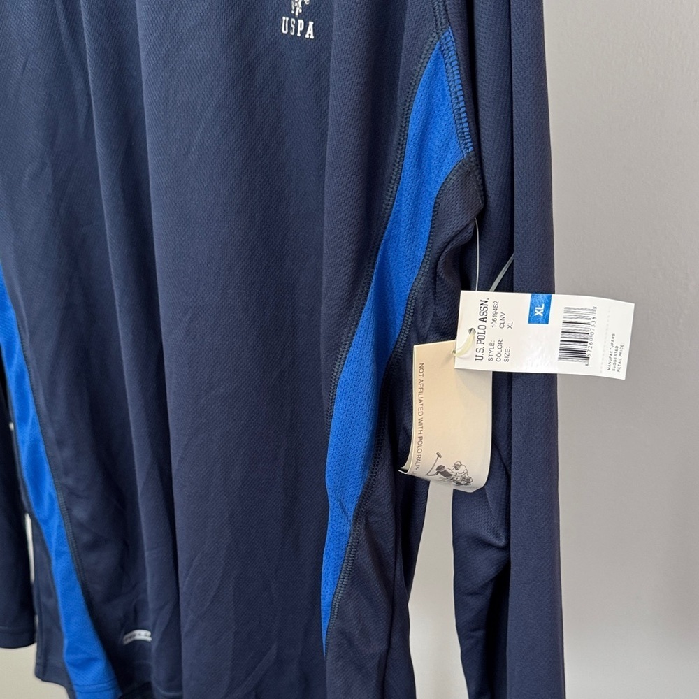U.S. Polo Assn. Black Long Sleeve Shirt NWT XL - Picture 3 of 9